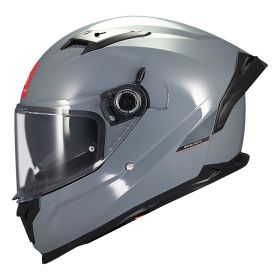Integralhelm MT Helmets Braker SV Solid A12 Grau Glänzend