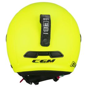 Casco Omologato Sci e E-Bike CGM 801A EBI MONO Giallo Fluo Opaco