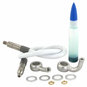 Tubo freno SPIEGLER modulare GRIMECA 410 mm stahlflex bianco omologato