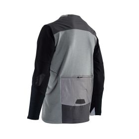 LEATT All-Mountain 5.0 MTB Shirt granit WarmYarn winddicht UPF 50+