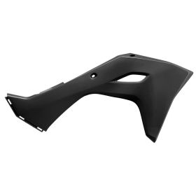 Coppia fianchetti radiatore POLISPORT nero per Kawasaki KX