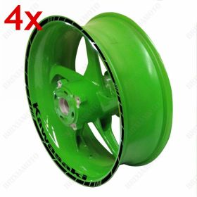 IRIDEA DESIGN BR-1717BK00008 Motorcycle rim stickers