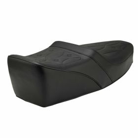 Selle en cuir noir du Texas