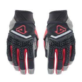 Guanti Motocross ACERBIS CE PRO ENDURO Omologati Nero Rosso