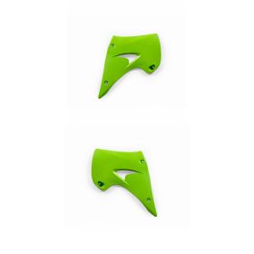 ACERBIS radiator side panels pair 2003 model green for KAWASAKI