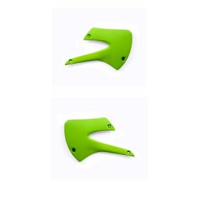 Green ACERBIS radiator side panels for KAWASAKI KX 85