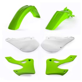 Kit de carénage ACERBIS 99 Replica 6 pièces Vert/Blanc pour KAWASAKI KX 2T