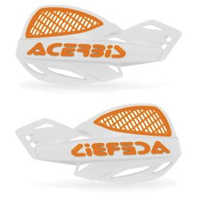 ACERBIS protège-mains universels ouverts orange/blanc Mx Uniko ventilés