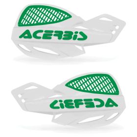 Universelle offene Handprotektoren ACERBIS Grün/Weiß Mx Uniko belüftet