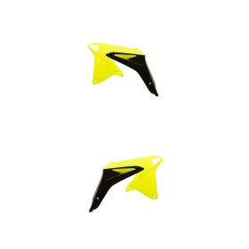 Coppia fianchetti radiatore ACERBIS giallo fluo/neri per SUZUKI