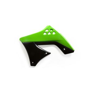 Coppia fianchetti radiatore ACERBIS modello 2009 verdi/neri per KAWASAKI KX 250 F