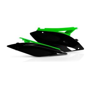 Portanumero laterale ACERBIS nero/verde per KAWASAKI KX F