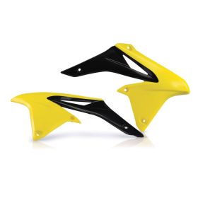 ACERBIS gelb/schwarze Kühlerseitenteile für SUZUKI RM-Z 250