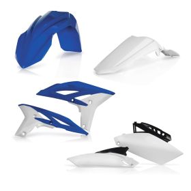 Kit de carénage ACERBIS 6 pièces modèle 2013 bleu/blanc pour YAMAHA YZ 250 F