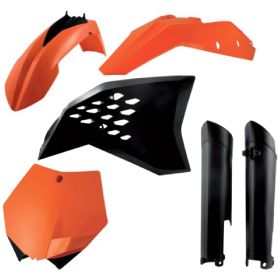 ACERBIS Verkleidungskit 7 Teile Orange/Schwarz für KTM SX-F