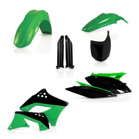 ACERBIS Verkleidungskit 9 Teile 2010 Modell Grün/Schwarz für KAWASAKI KX 250 F