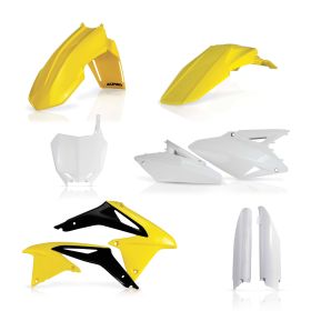 ACERBIS Verkleidungskit 9 Teile 2011 Modell Gelb/Weiß für SUZUKI RM-Z 450