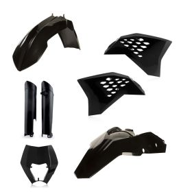 Kit de carénage ACERBIS 7 pièces noir pour KTM