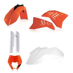 ACERBIS Verkleidungskit 7 Teile 2011 Modell orange/weiß für KTM