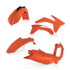 Kit de carénage ACERBIS 5 pièces orange pour KTM