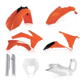 ACERBIS Verkleidungskit 10 Teile 2012 Modell Orange/Weiß für KTM