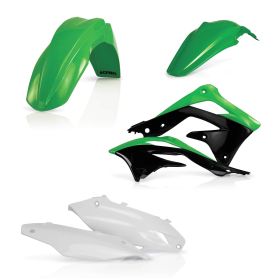 Kit carene 6 pezzi ACERBIS verde/bianco per KAWASAKI KX 450 F