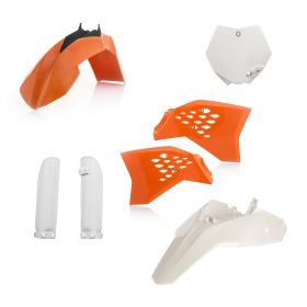 ACERBIS Verkleidungskit 7 Teile Orange/Weiß für KTM SX 65