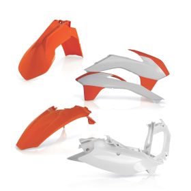 ACERBIS Verkleidungskit 5 Teile 2015 Modell Orange/Weiß für KTM