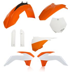 ACERBIS Verkleidungskit 8 Teile 2015 Modell Orange/Weiß für KTM SX 85