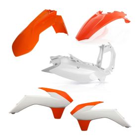 ACERBIS Verkleidungskit 5 Teile 2016 Modell Orange/Weiß für KTM