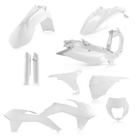 Kit carene 10 pezzi ACERBIS bianco per KTM