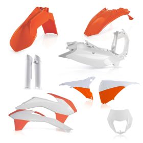 ACERBIS Verkleidungskit 10 Teile 2015 Modell Orange/Weiß für KTM
