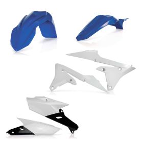 Kit de carénage ACERBIS 6 pièces modèle 2014 bleu/blanc pour YAMAHA YZ F