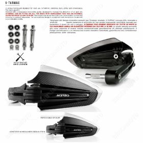 PAAR HANDPROTEKTOREN X-TARMAC + ADAPTERN FUR BMW K 1300 GT 10/14