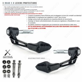 KIT ADAPTERN + PAAR PROTEKTOREN BREMSHEBEL XROAD 2.0 BMW K 1600 B 17/18