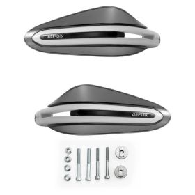 ACERBIS Dual Road Geschlossene Handguards Weiß und Montageset