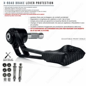 KIT ADAPTER + PROTEKTOR BREMSHEBEL X-ROAD APRILIA DORSODURO 750 08/16