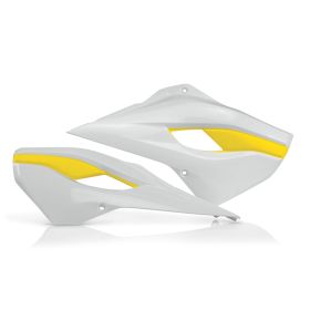 ACERBIS White/Yellow Radiator Side Panels
