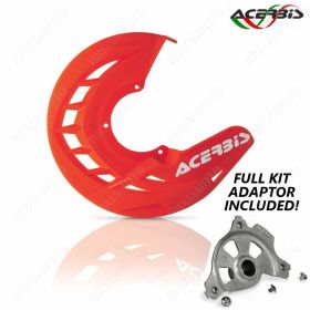 KIT PIASTRA + COPRI DISCO X-BRAKE ORANGE16