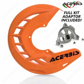 KIT PIASTRA + COPRI DISCO X-BRAKE ARANCIO