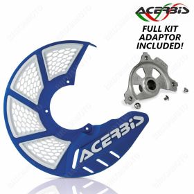KIT PIASTRA + COPRI DISCO X-BRAKE 2.0 BLU