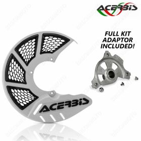 KIT PIASTRA + COPRI DISCO X-BRAKE 2 BIANCO