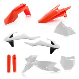 ACERBIS Verkleidungskit 10 Teile 2017 Modell Orange/Weiß für KTM