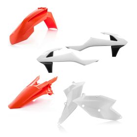 ACERBIS Verkleidungskit 6 Teile 2017 Modell Orange/Weiß für KTM