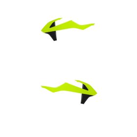 Coppia fianchetti radiatore ACERBIS giallo fluo/neri per KTM