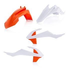 Kit de carénage ACERBIS 4 pièces modèle 2021 orange/blanc