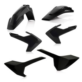 ACERBIS 6-teiliges Verkleidungskit Schwarz für HUSQVARNA
