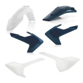 ACERBIS 6-teiliges Verkleidungsset Blau/Weiß für HUSQVARNA