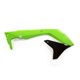 ACERBIS green/black radiator shrouds pair for KAWASAKI KX 450 F