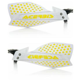 Paramani aperti ACERBIS universali bianchi/gialli X-Ultimate